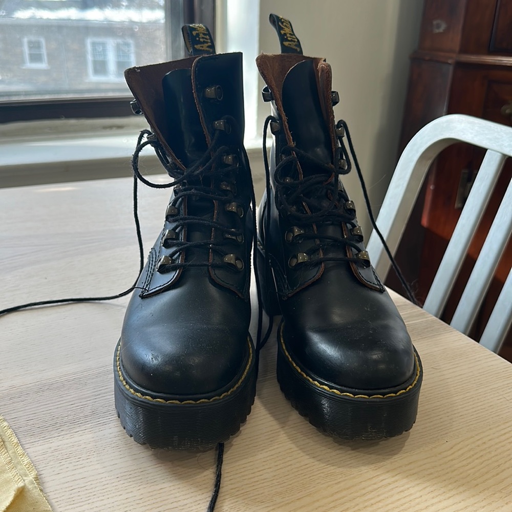 Doc Marten heeled boots